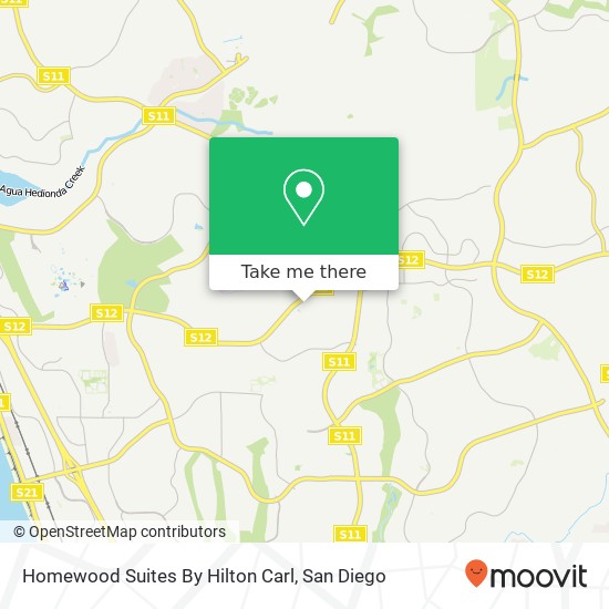 Mapa de Homewood Suites By Hilton Carl