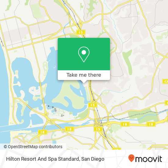 Mapa de Hilton Resort And Spa Standard