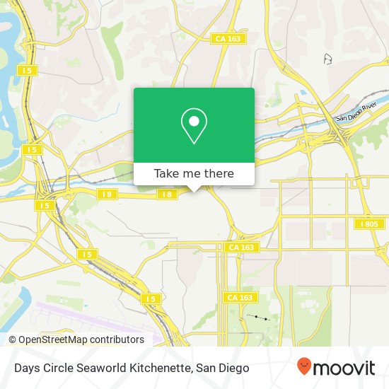 Mapa de Days Circle Seaworld Kitchenette