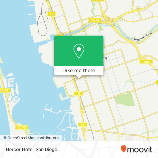 Mapa de Hercor Hotel