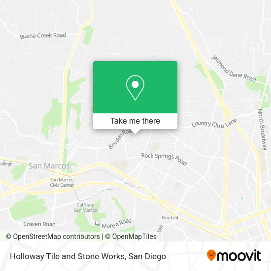 Mapa de Holloway Tile and Stone Works