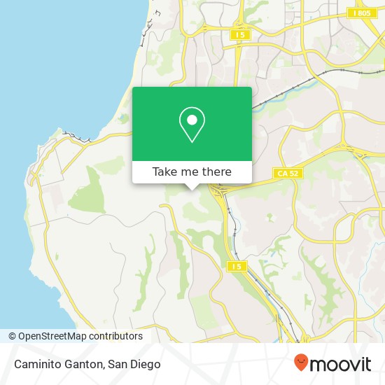 Caminito Ganton map