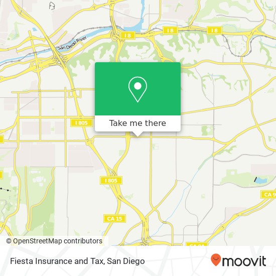 Mapa de Fiesta Insurance and Tax