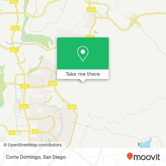 Corte Domingo map