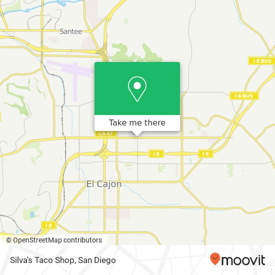 Mapa de Silva's Taco Shop