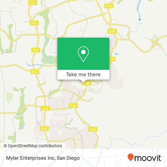 Myler Enterprises Inc map