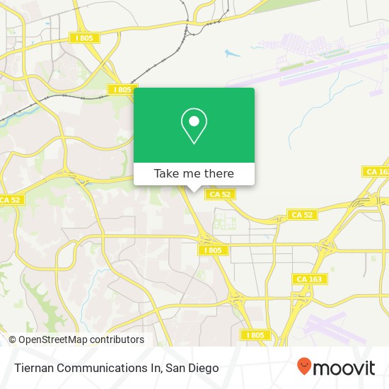 Tiernan Communications In map
