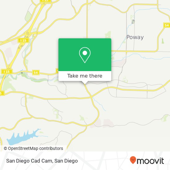 San Diego Cad Cam map