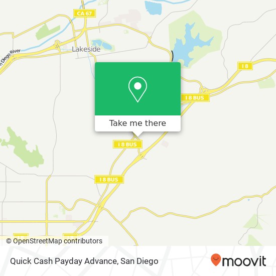 Mapa de Quick Cash Payday Advance