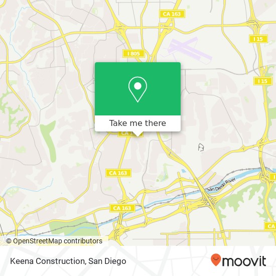 Keena Construction map