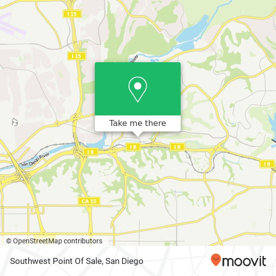 Mapa de Southwest Point Of Sale