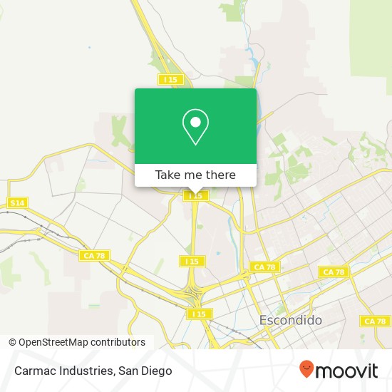 Carmac Industries map