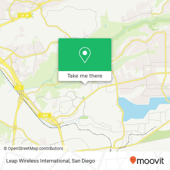 Mapa de Leap Wireless International