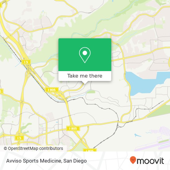 Mapa de Avviso Sports Medicine