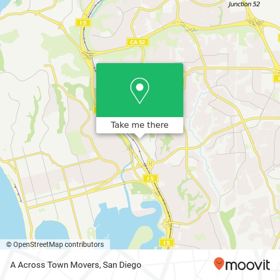 Mapa de A Across Town Movers