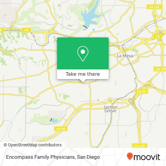 Mapa de Encompass Family Physicians