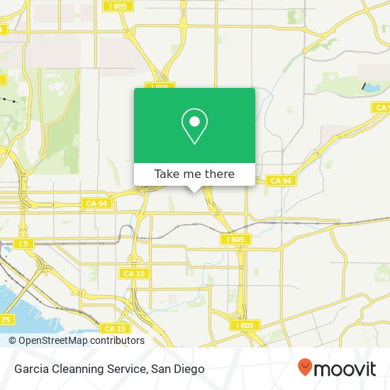Garcia Cleanning Service map