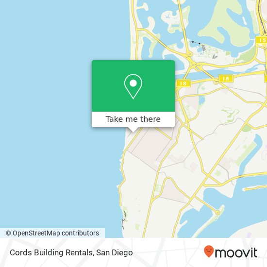 Cords Building Rentals map