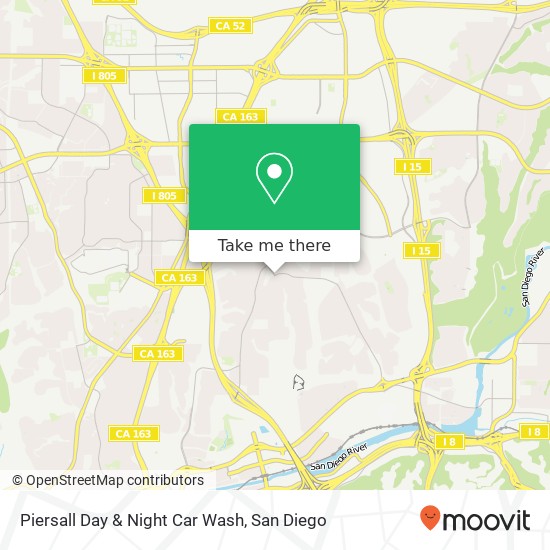 Mapa de Piersall Day & Night Car Wash