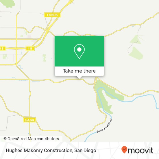 Hughes Masonry Construction map
