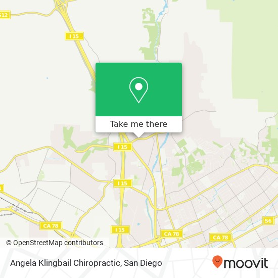 Mapa de Angela Klingbail Chiropractic