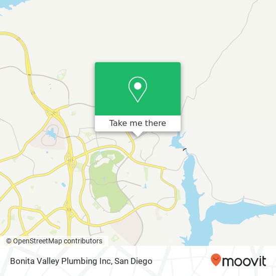 Bonita Valley Plumbing Inc map