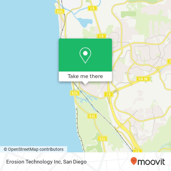 Mapa de Erosion Technology Inc