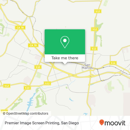 Premier Image Screen Printing map