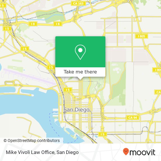 Mike Vivoli Law Office map