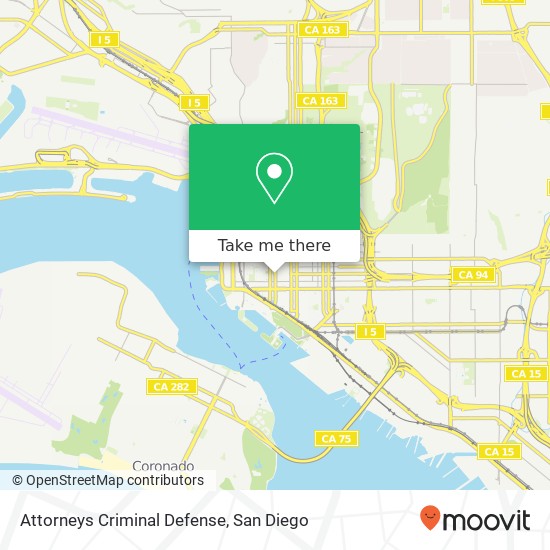 Attorneys Criminal Defense map