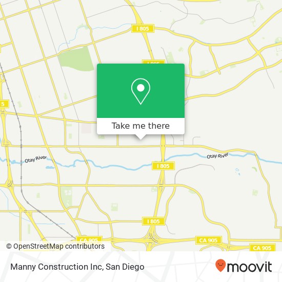 Manny Construction Inc map