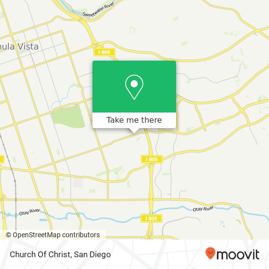 Church Of Christ map