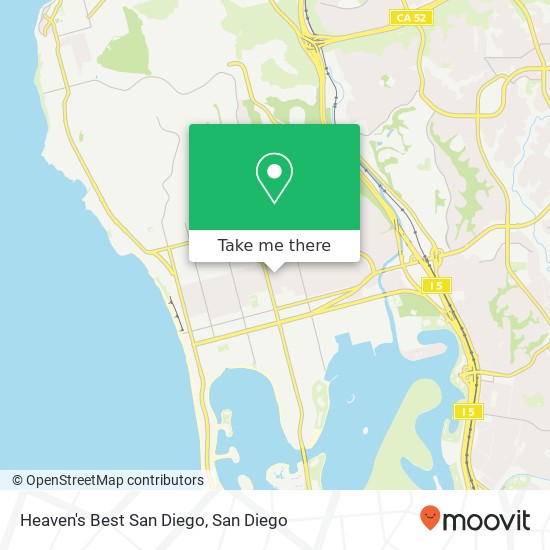 Heaven's Best San Diego map