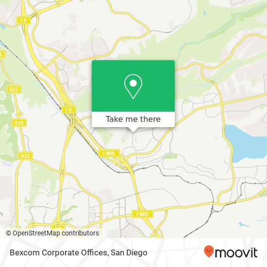 Mapa de Bexcom Corporate Offices