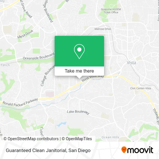 Mapa de Guaranteed Clean Janitorial