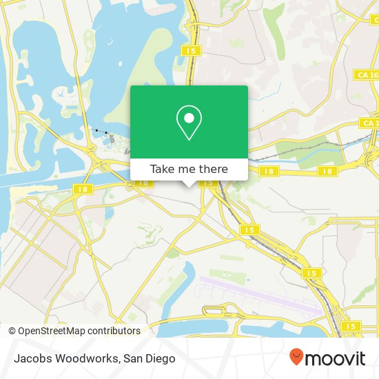 Jacobs Woodworks map