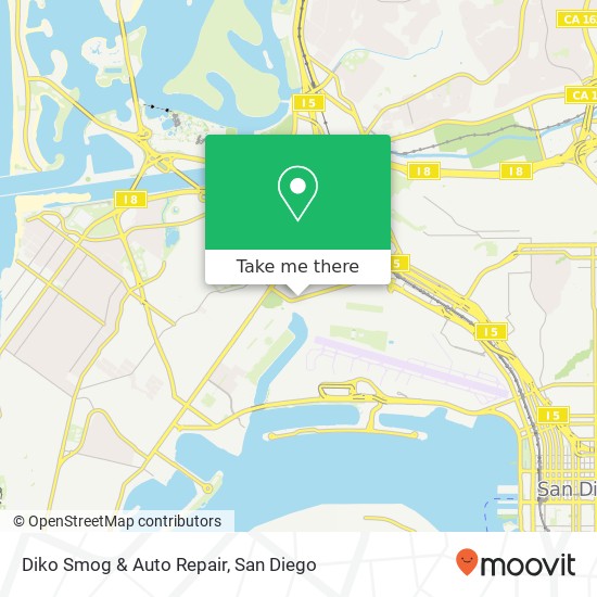 Diko Smog & Auto Repair map