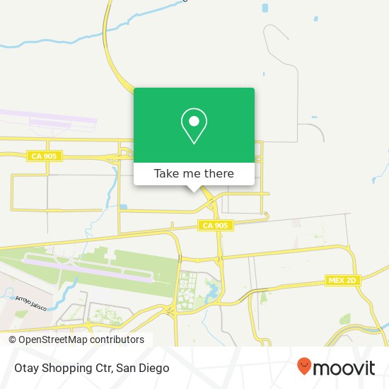 Mapa de Otay Shopping Ctr