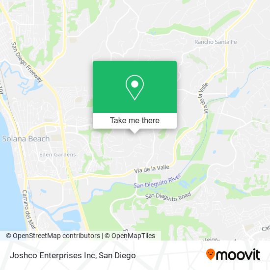 Joshco Enterprises Inc map