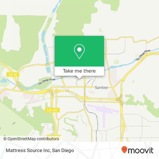 Mattress Source Inc map