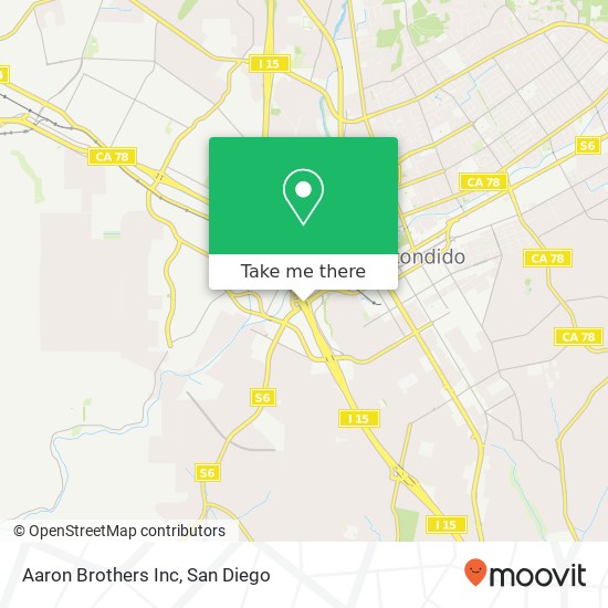 Mapa de Aaron Brothers Inc