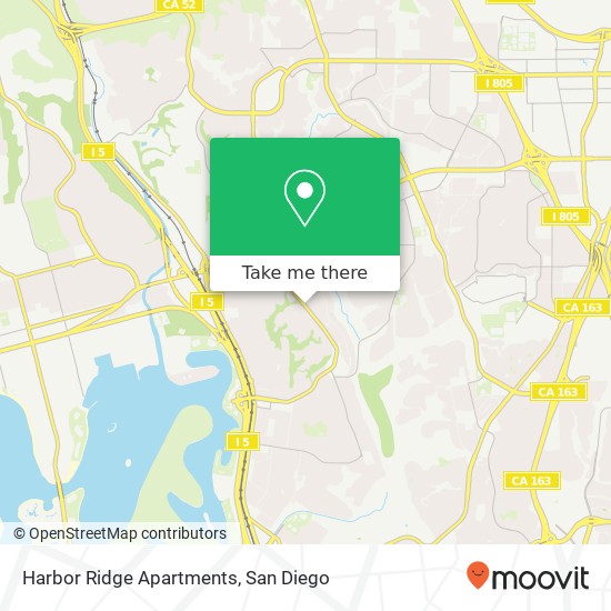 Mapa de Harbor Ridge Apartments