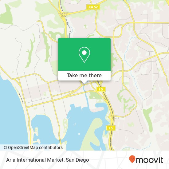 Aria International Market map