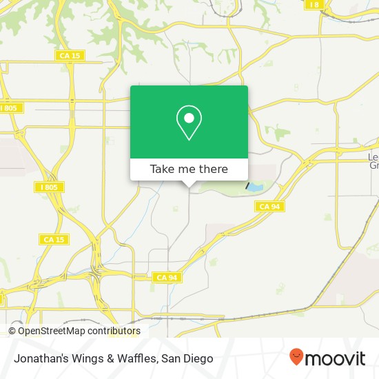 Mapa de Jonathan's Wings & Waffles