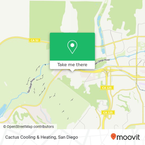 Mapa de Cactus Cooling & Heating