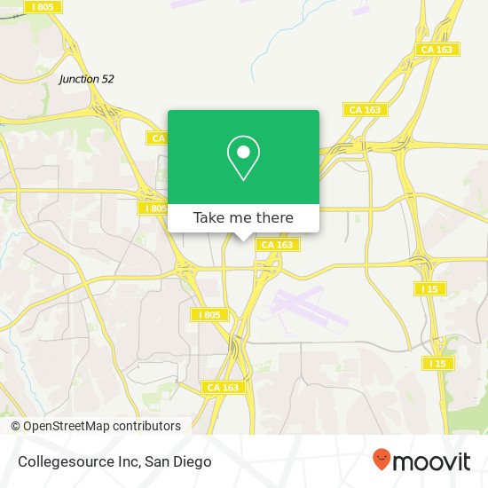 Mapa de Collegesource Inc