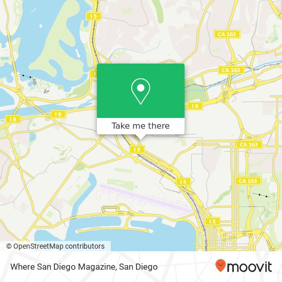 Mapa de Where San Diego Magazine