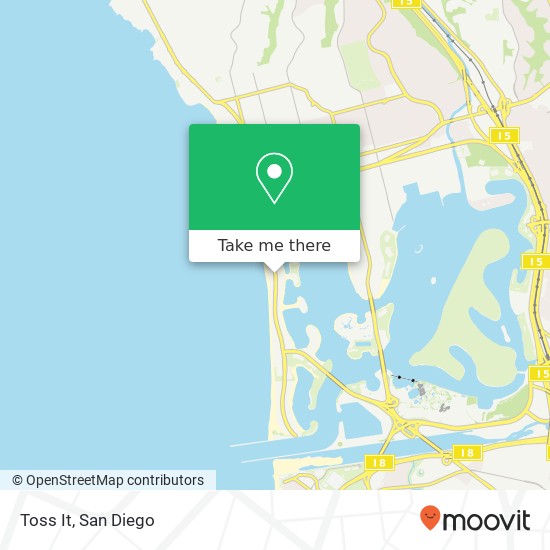 Toss It map