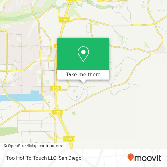 Too Hot To Touch LLC map