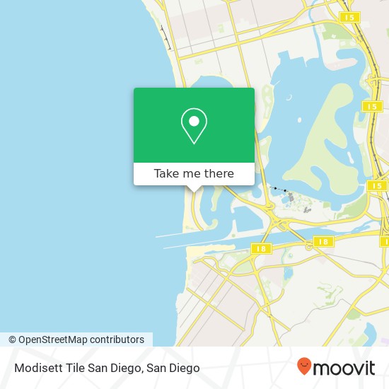 Mapa de Modisett Tile San Diego